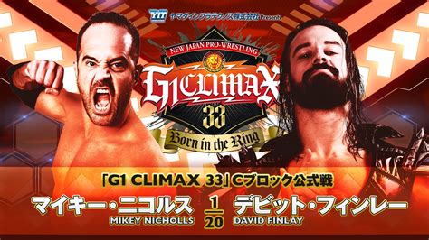 NJPW Global On Twitter Mikey Nicholls 1 0 Vs David Finlay 1 0 Is