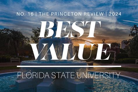 Fsu Named Best Value Public University In Florida No 16 In The