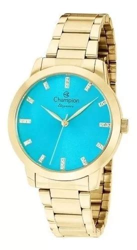 Reloj Champion Passion Para Mujer Correa De Color Dorado Y Bisel