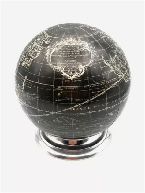 RARE ANCIEN GLOBE terrestre planisphère mappemonde 1745 Paris géographe