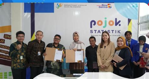 Rektor Ubd Palemabang Buka Pojok Statistik Beri Edukasi Mahasiswa Dan