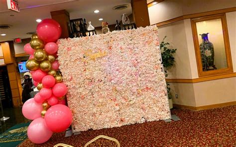 Book Launch Party With Flower Wall In Oakville Toronto Marquee Decor