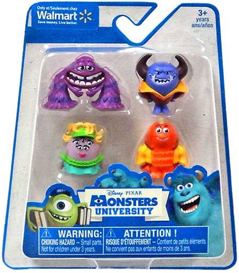 Disney Pixar Monsters University Monsters University Exclusive 1 Mini Figure 4-Pack Ms ...