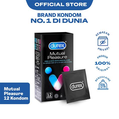 Jual Durex Mutual Pleasure S Kondom Gerigi Tahan Lama Pria