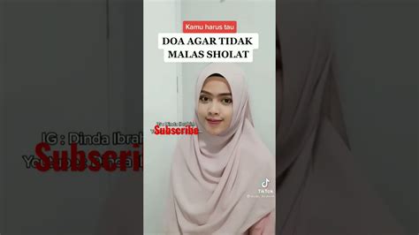 Do A Agar Tidak Malas Sholat Shorts Youtube