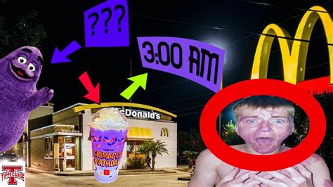 Omg Do Not Try Grimace Shake At 300 Am Almost Died Scary Challenge