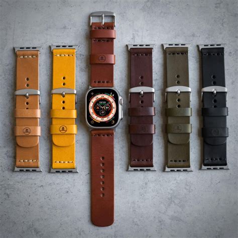 LEATHER APPLE WATCH ULTRA STRAP - VIDRA BRAND