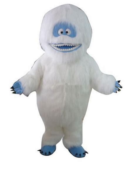 2016 White Snow Monster Yeti Mascot Costume Adult Abominable Snowman ...