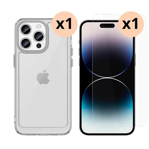 iPhone 15 Pro Max Kit mit Hülle und Displayschutz Panzerglas