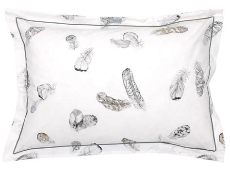 Taie D Oreiller 70x50 Cm Percale Pur Coton PLUMES