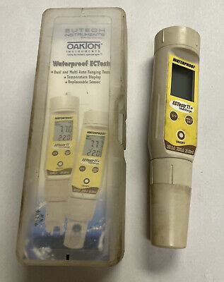 Eutech Instruments Ectest Pls Waterproof Ec Tester Ebay