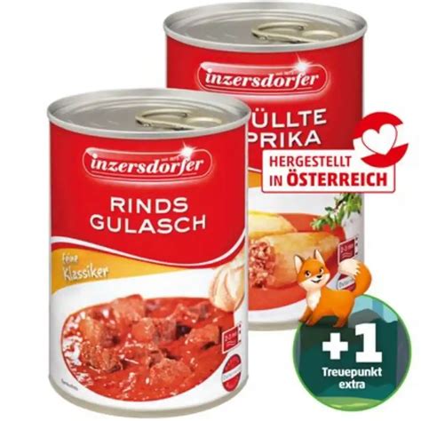 Inzersdorfer Fertiggerichte Div Sorten Penny 400 Gramm 1 Dose Angebot