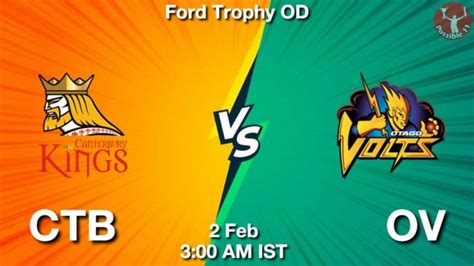 Ctb Vs Ov Dream Prediction Team Live Cricket Feb