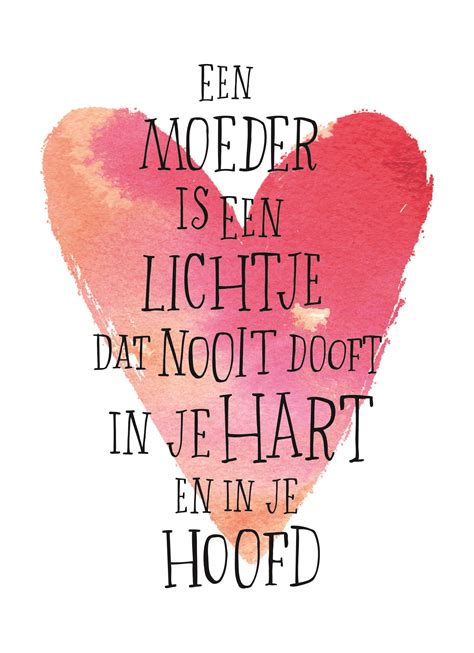 Moederdag Herinnering Een Moeder Is Een Lichtje Dat Nooit Dooft