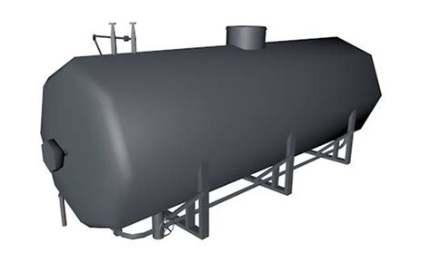 Fuel Storage Tank Container 3d Model