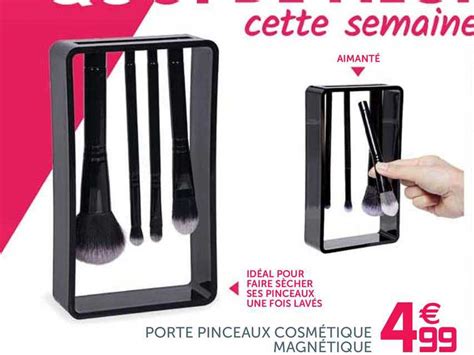 Promo Porte Pinceaux Cosm Tique Magn Tique Chez Gifi Icatalogue Fr