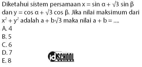 Nilai Minimum Dan Maksimum Fungsi Trigonometri Blog Ilmu Pelajaran