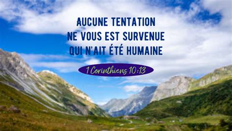 Aucune Tentation Ne Vous Est Survenue Qui Nait T Humaine