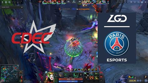 PSG LGD Vs CDEC GAME 1 DPL CDA Professional League Season 2 YouTube