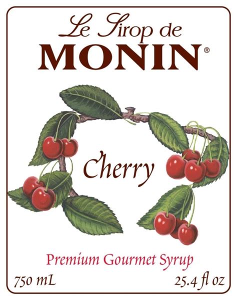 Saborizante De Cereza Cherry Monin