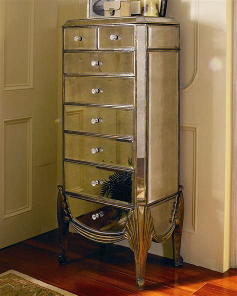 Claudia Mirrored Jewelry Armoire