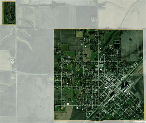 Map of Morrisonville village, Illinois