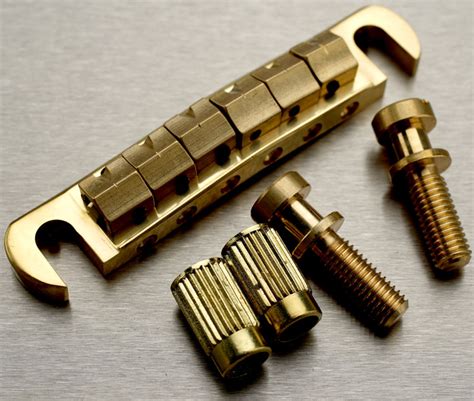 Xgp Brand Solid Brass Slick Guitars Wraparound Bridge