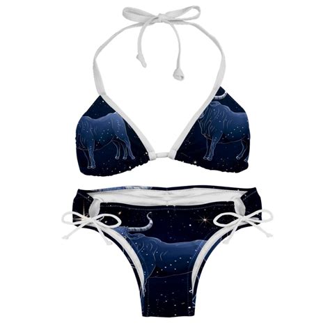 Taurus Constellation Women S Bikini Set With Detachable Sponge