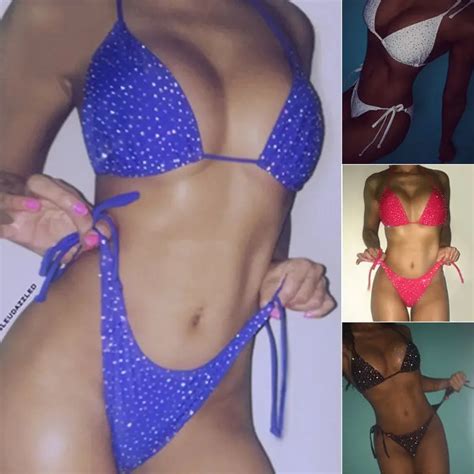 Nuevo Bikini Sexy Para Dama Conjunto Vendaje Push Sujetador Acolchado