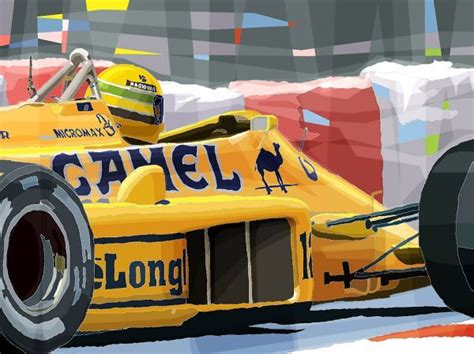 Gallery Of Artist Yuriy Shevchuk Lotus T Ayrton Senna