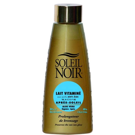 Soleil Noir Lait Vitamin Apr S Soleil Ml