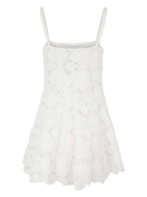 Simkhai Sophie Floral Lace Flared Dress Farfetch