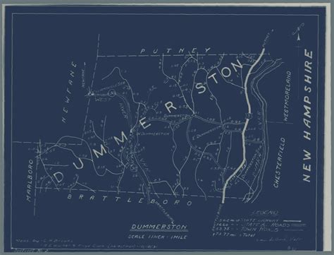 Vtransmaps Vermont Gov Maps TownMapSeries Windham Co DUMMERSTON