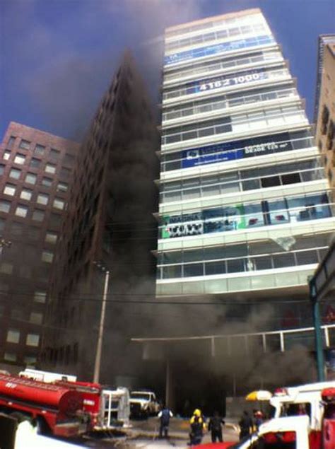 Cortocircuito Posible Causa Del Incendio En Edificio De Santa Fe