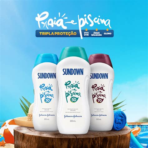 Protetor Solar Sundown Praia E Piscina 200ml Shopee Brasil