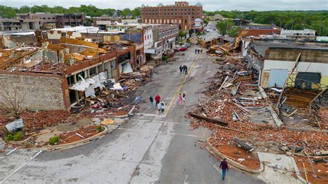 Oklahoma Severe Weather Outbreak Tornado Damage Shown In Sulphur