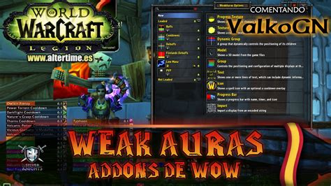 WeakAuras Guías de Addons WoW YouTube