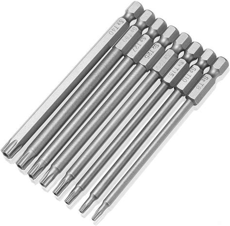 Jteng Pi Ces Extra Longs Creux Magn Tiques Embouts De Tournevis Torx