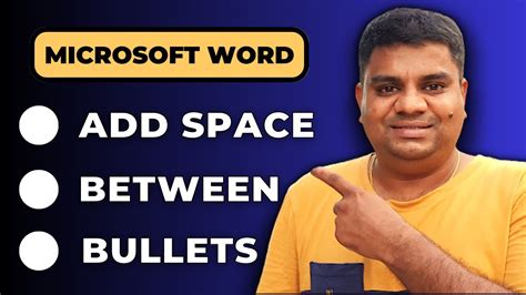 How To Add Space Between Bullets In Word YouTube