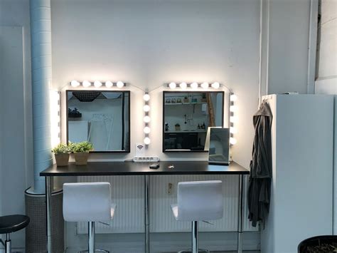 black vanity dresser  stock photo