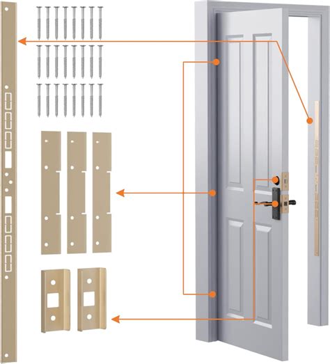 Securityman Door Reinforcement Kit Door Jamb Protector Door Frame