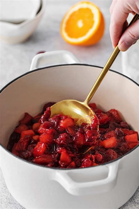 Apple Orange Cranberry Sauce A Farmgirl S Dabbles