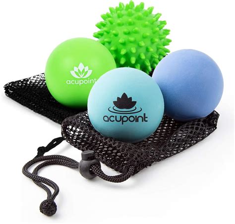 Acupoint Physical Massage Therapy Ball Set Blue With