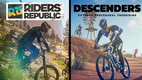 Riders Republic Vs Descenders PC Max Quality YouTube