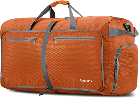 Gonex Sac De Voyage Pliable 100 L Orange Orange 100L Amazon Fr Bagages