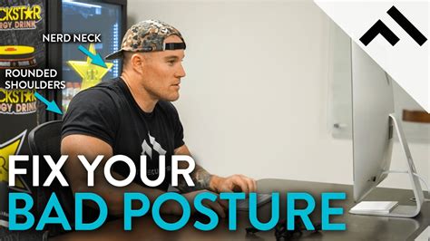 3 Exercises To Fix Bad Posture Youtube