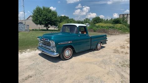 1959 Chevrolet Apache 3100 Short Bed Fleetside For Sale At Auction