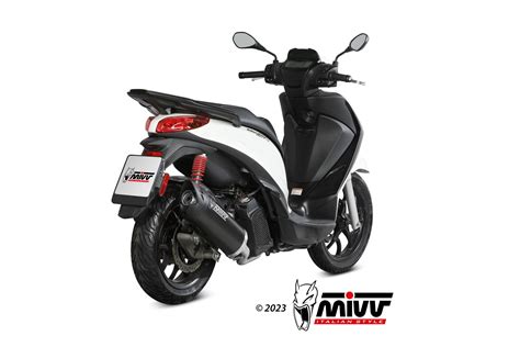 Scarico Piaggio Medley S Mivv Mover Inox Verniciato Nero Mv Pg