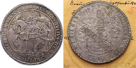 Braunschweig Wolfenbüttel Löser zu 3 Talern 1 1612 Heinrich Julius 1589