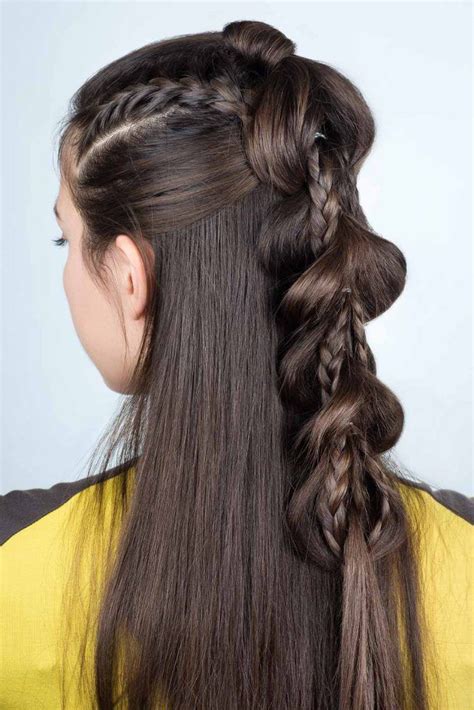 Homecoming Hairstyles Half Up Straight